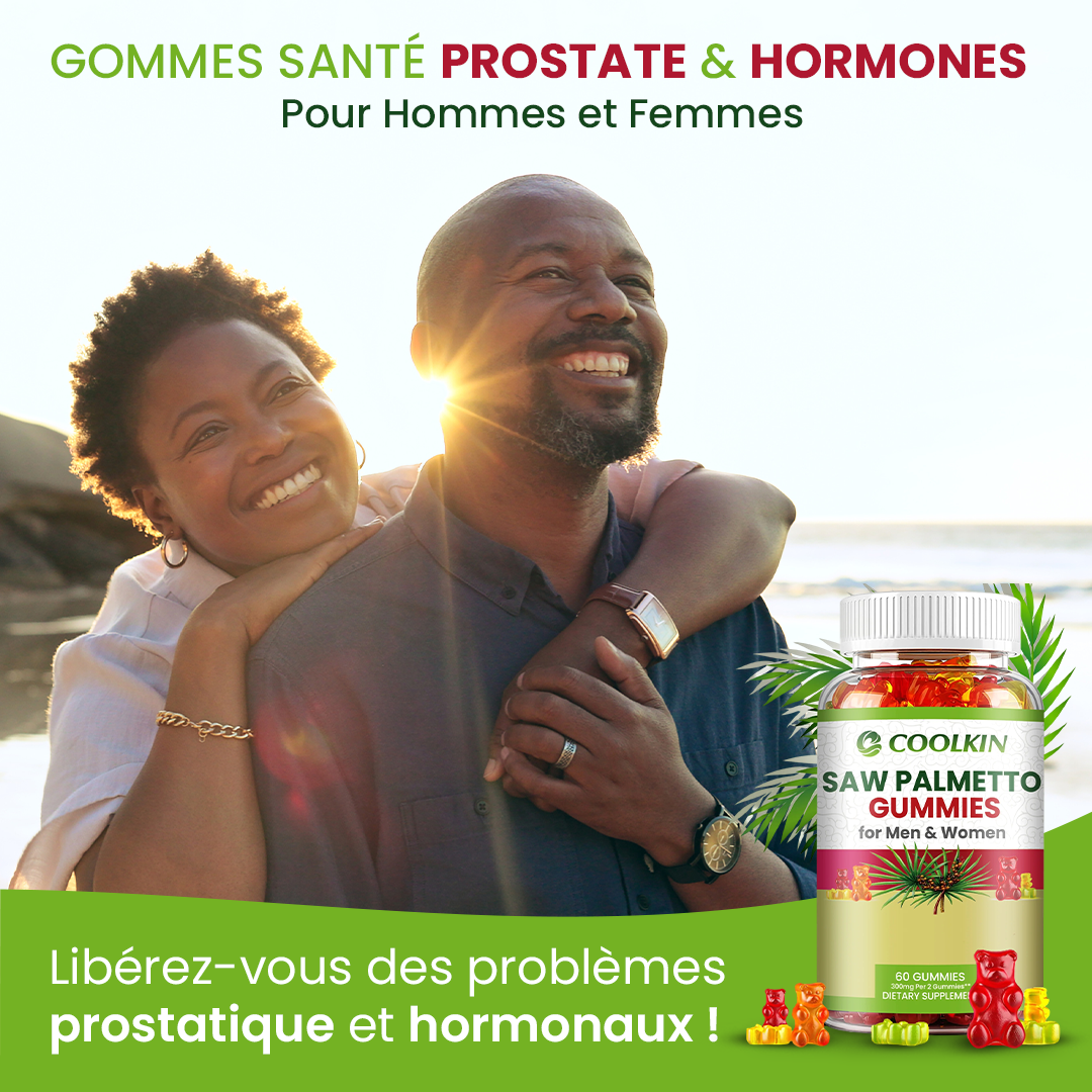 Gommes Santé Prostate & Hormones – Pour Hommes et Femmes