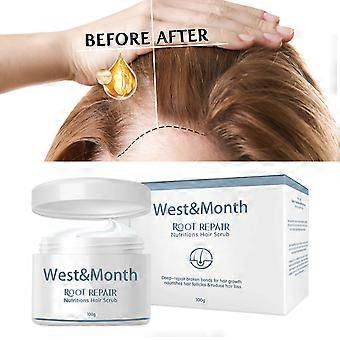 West & Month – Masque Gommant Réparateur pour Cheveux