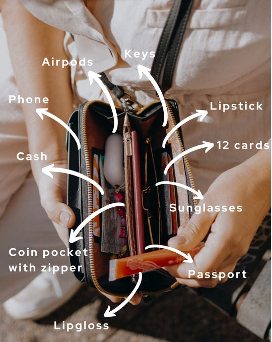 Le portefeuille bandoulière original