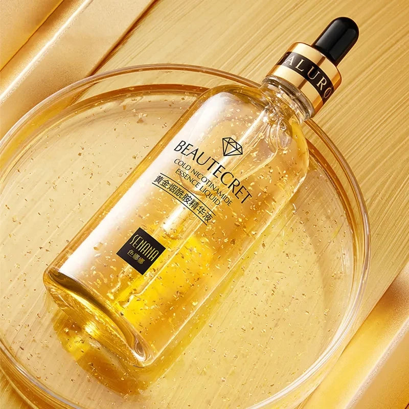 Sérum à l'acide hyaluronique doré 24K pour le visage