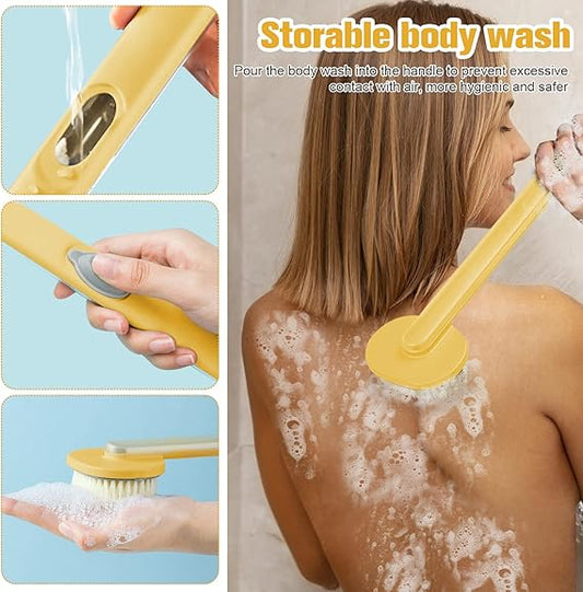 Brosse Douche Exfoliante avec Distributeur de Savon