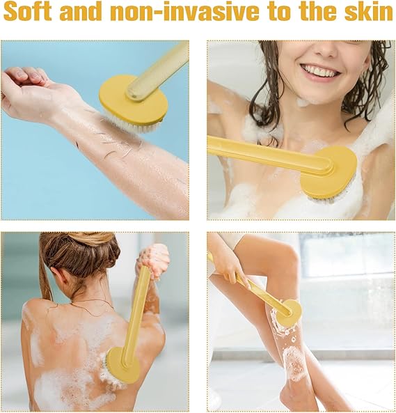 Brosse Douche Exfoliante avec Distributeur de Savon