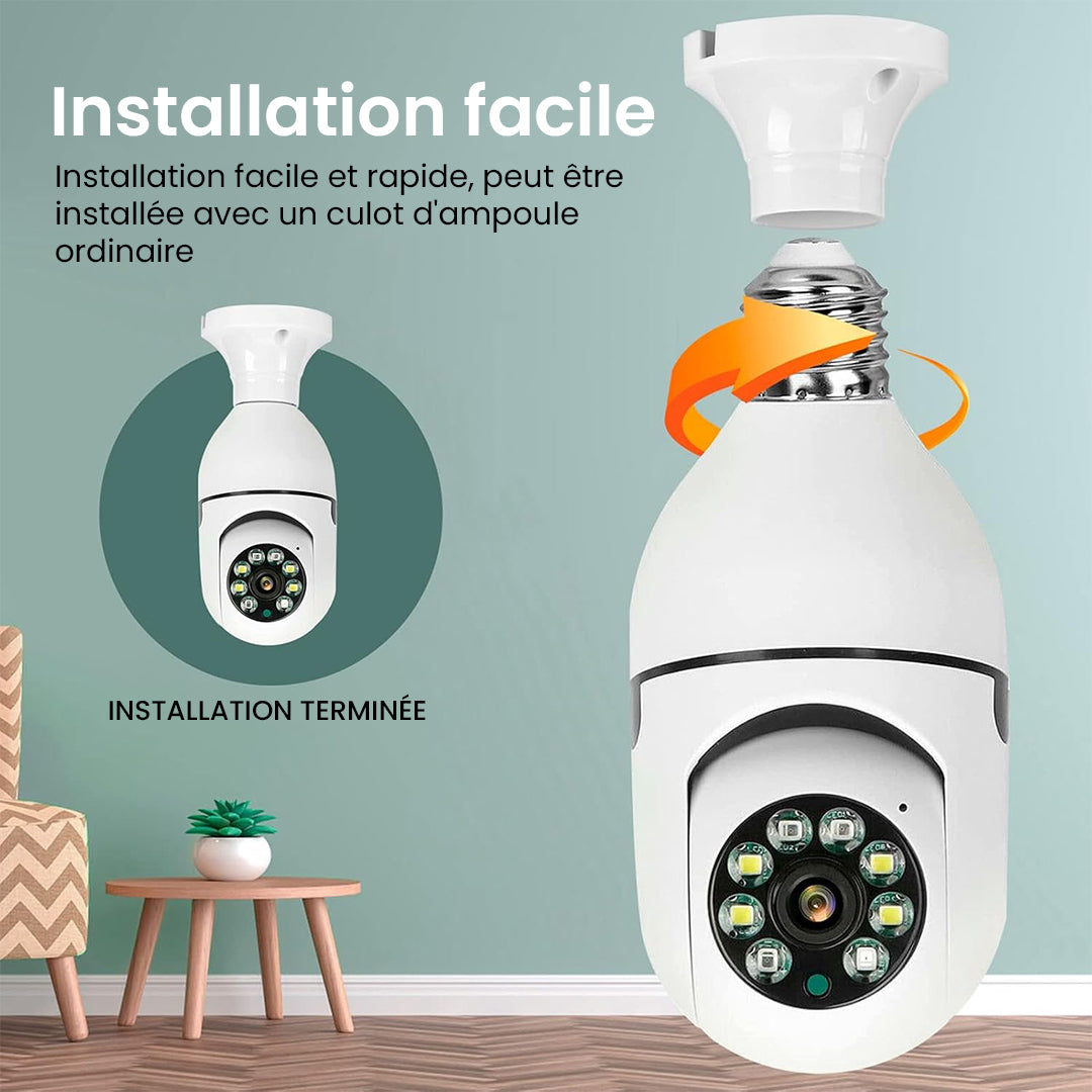 Smart Caméra Ampoule de Surveillance