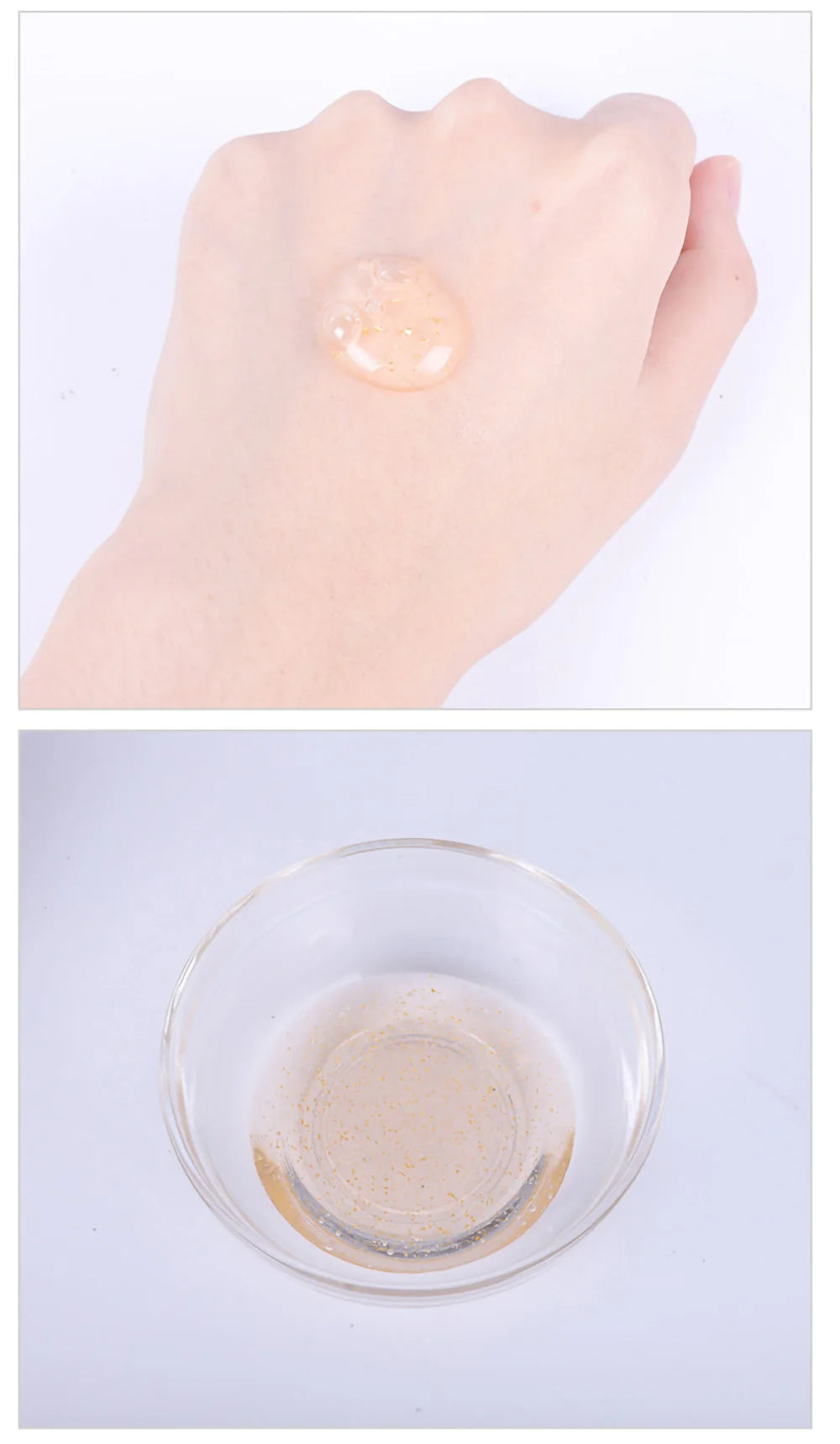 Sérum à l'acide hyaluronique doré 24K pour le visage