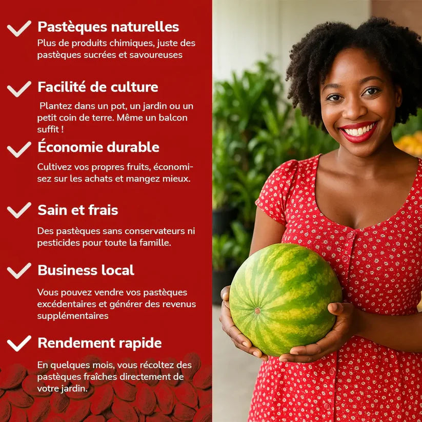 Graines de Pastèque naturelles et savoureuses à la maison !