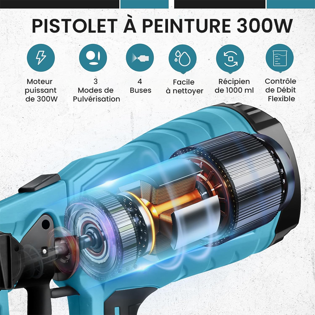 Pistolet à Peinture Pro Sans Fil