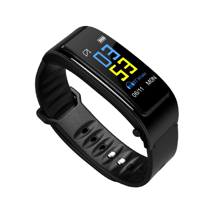 2 en 1 Bracelet Intelligent avec Écouteur Bluetooth