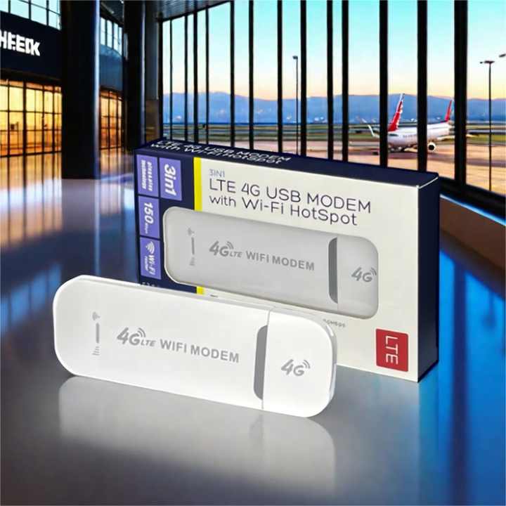 Modem WiFi 4G LTE avec point d'accès Wi-Fi