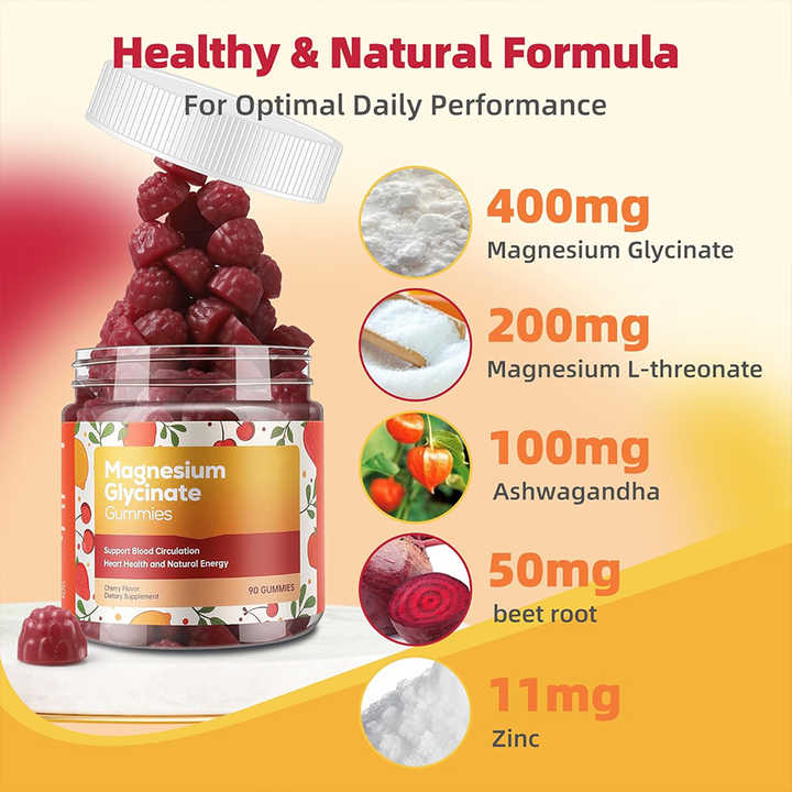 Gommes Vitalité au Magnésium