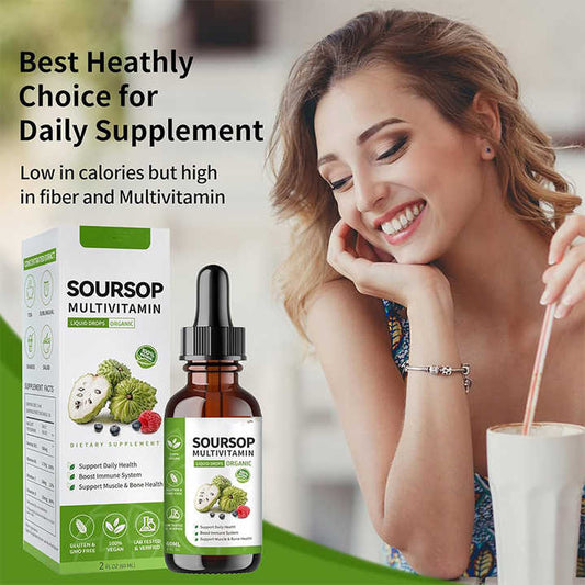 Gouttes Liquides de Corossol avec Multivitamines