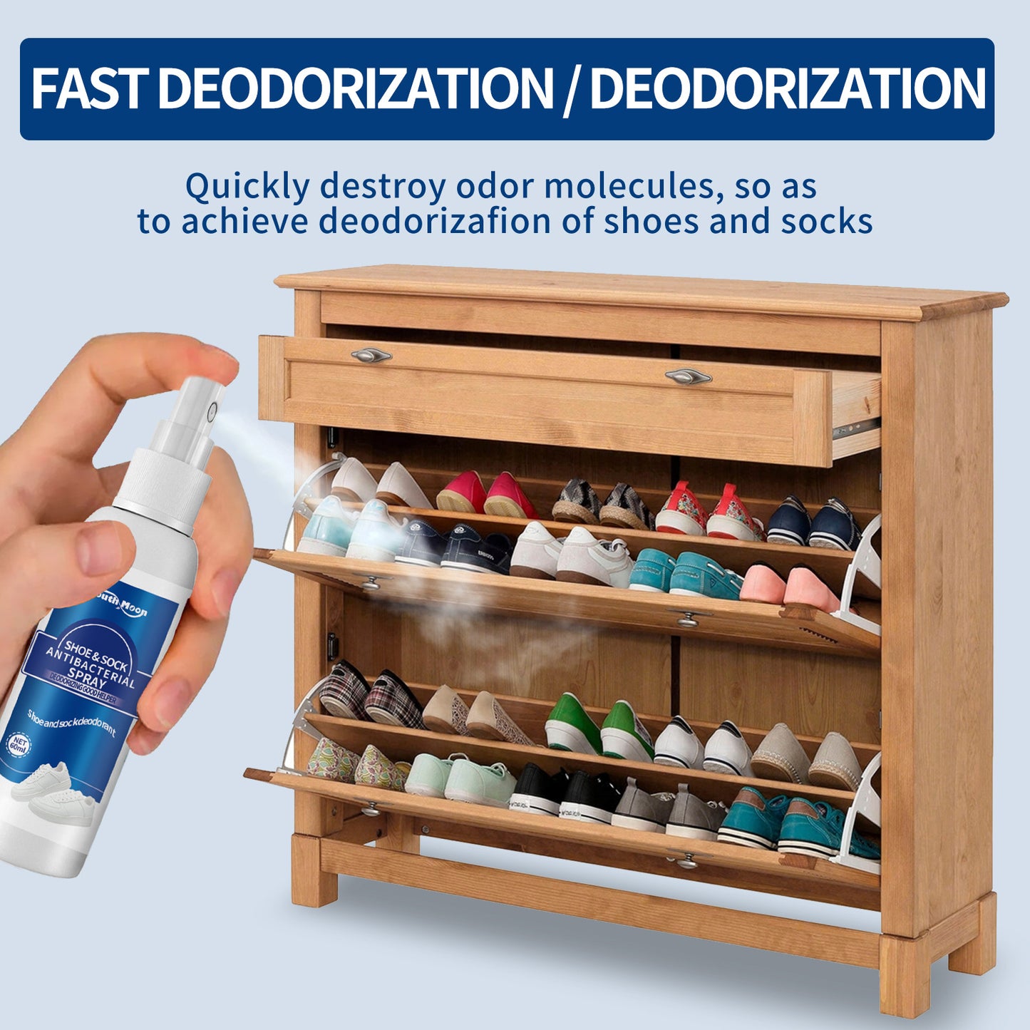 Spray déodorant pour les pieds
