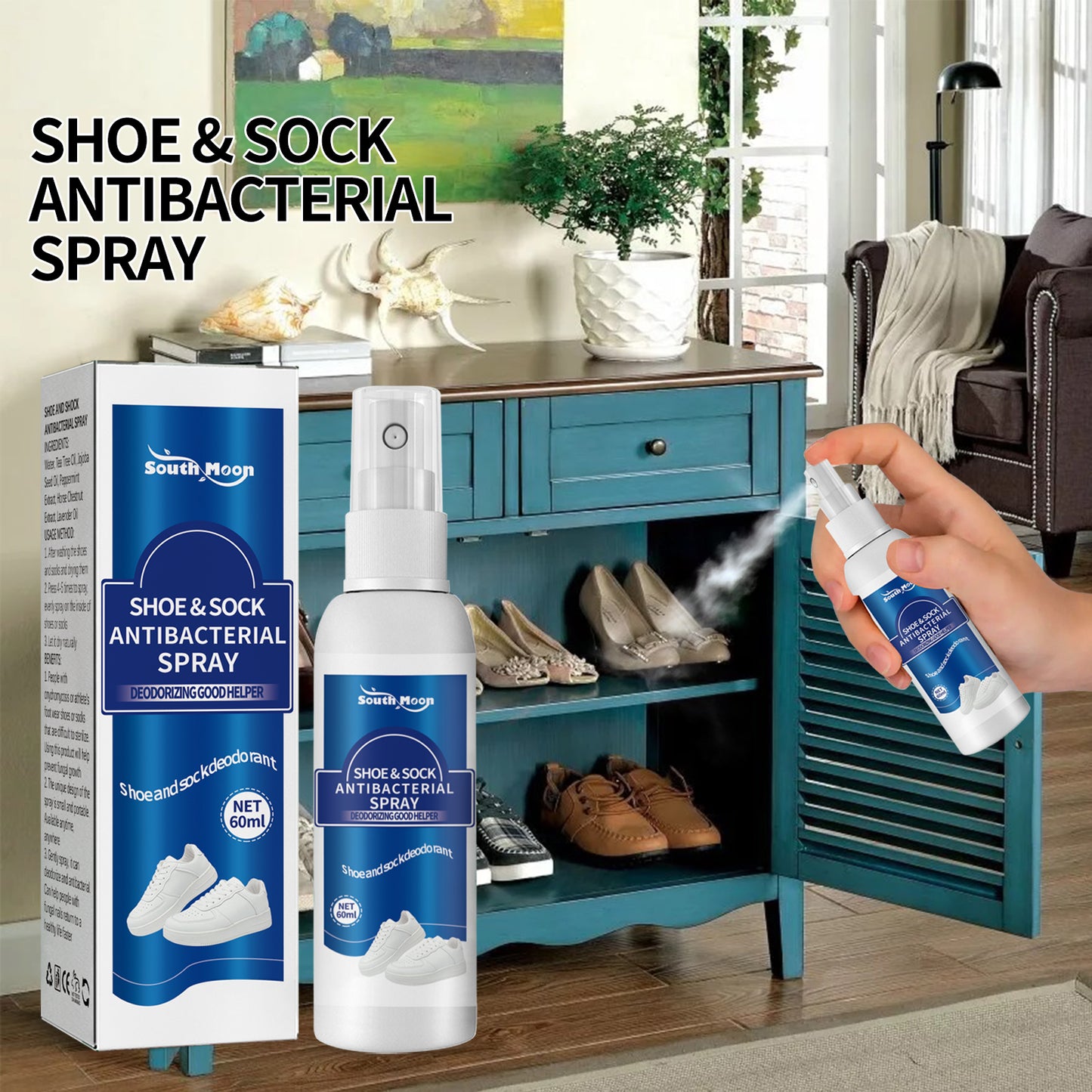 Spray déodorant pour les pieds