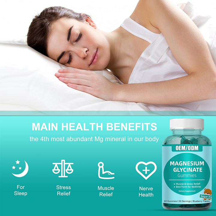 Gommes Anti-stress au Magnésium sans sucre