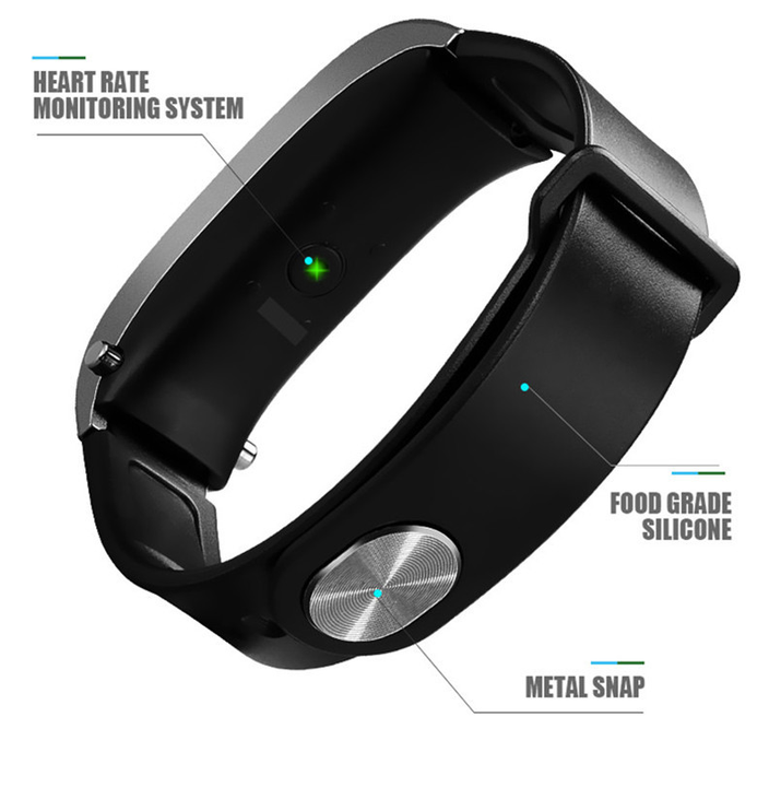 2 en 1 Bracelet Intelligent avec Écouteur Bluetooth