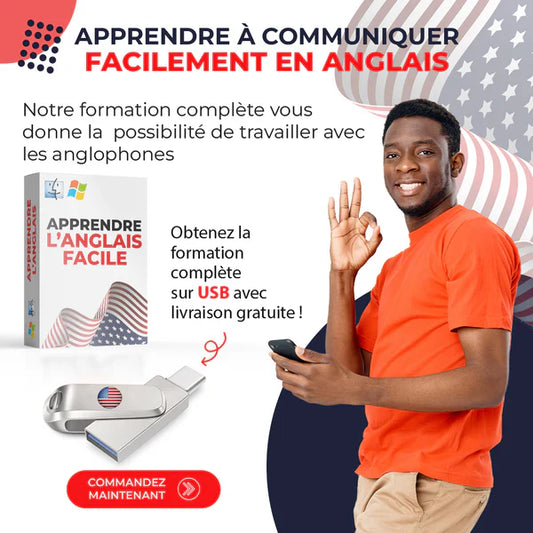 Formation vidéo en Maîtrise de l'anglais sur Clé USB Offerte