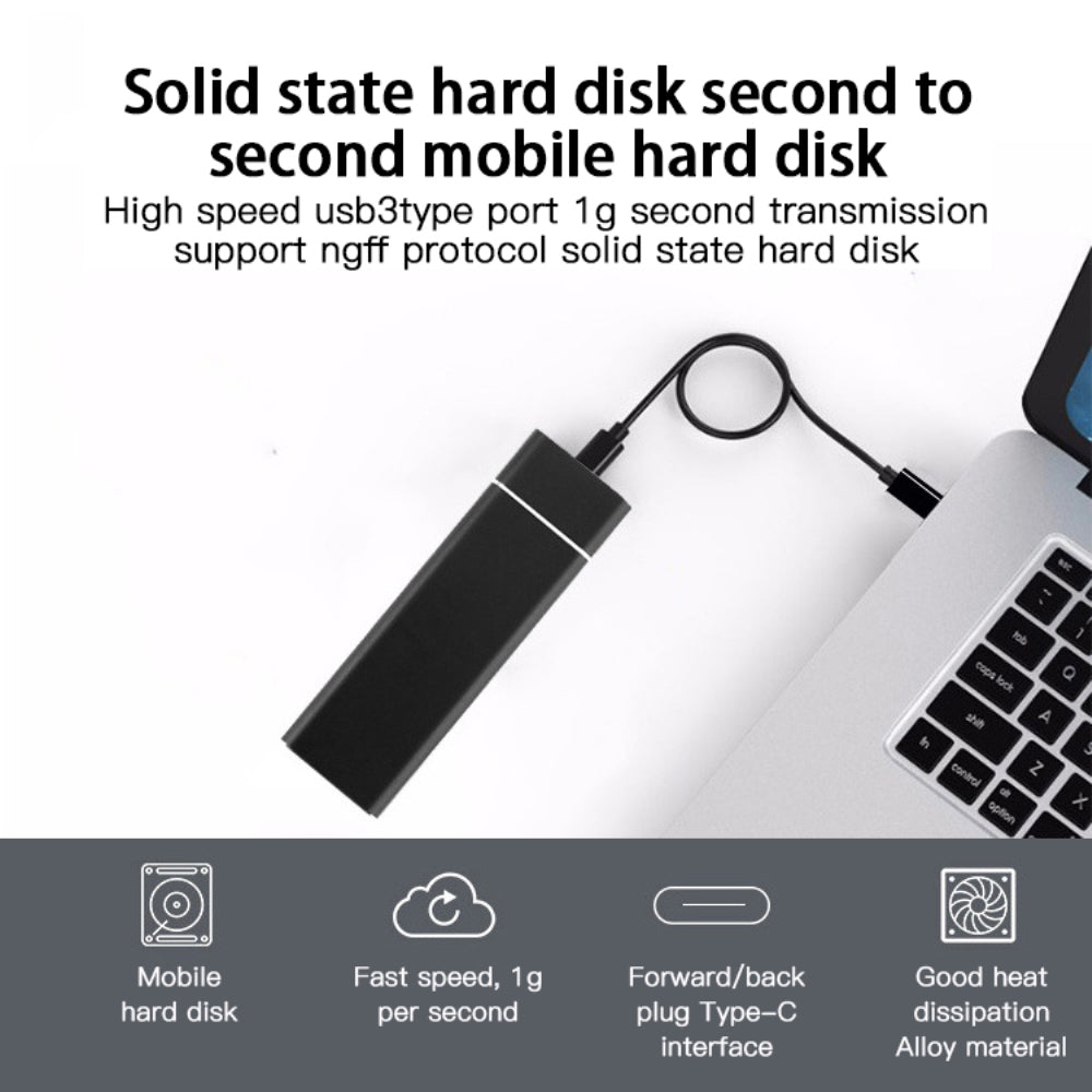Disque Dur Externe SSD 512Go Haute Vitesse