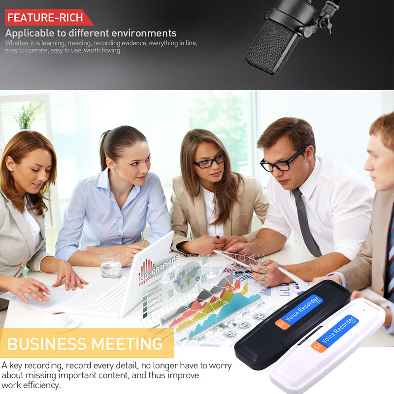 Enregistreur Audio USB – Compact, Simple et Efficace