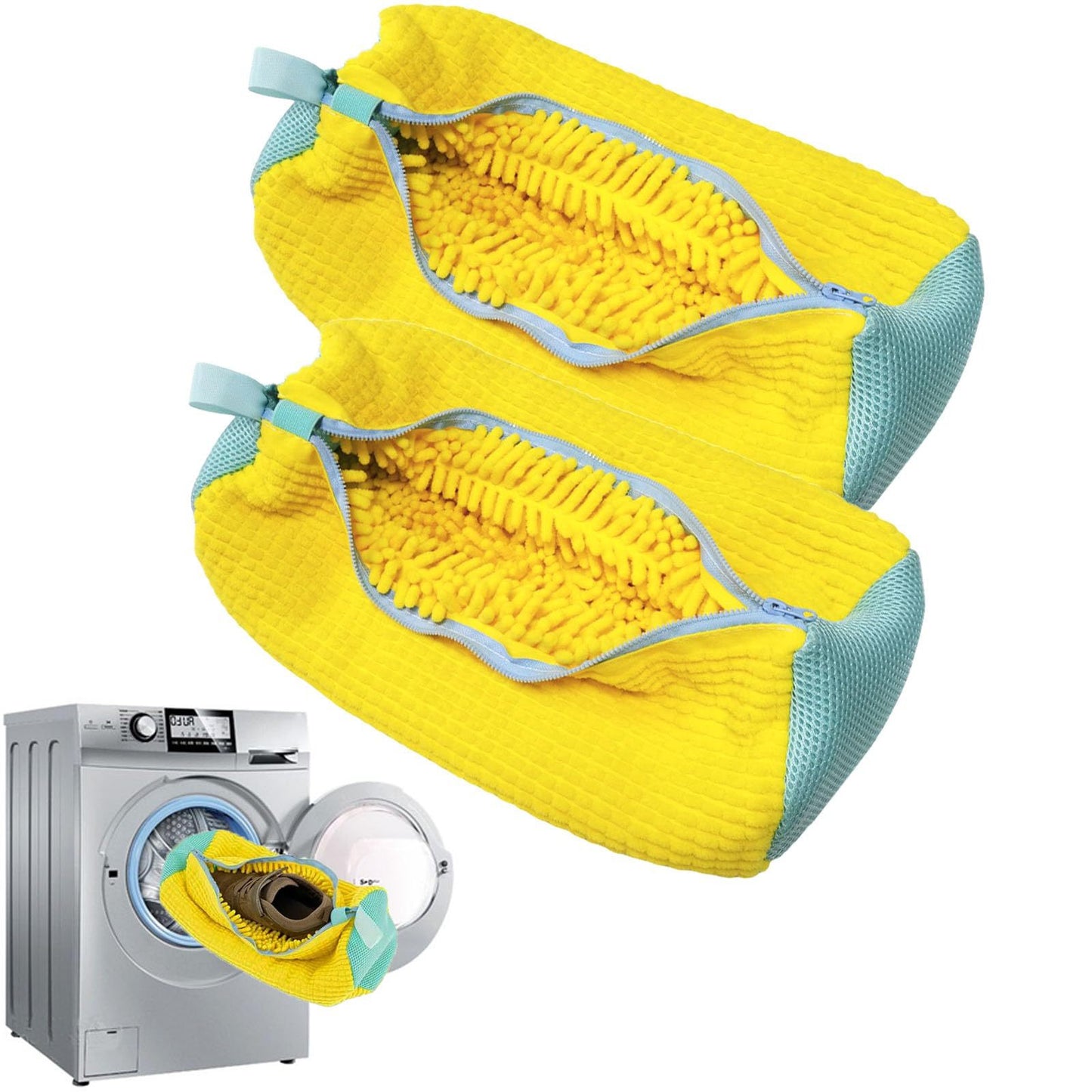 Sac de lavage en coton Anti-Déformation
