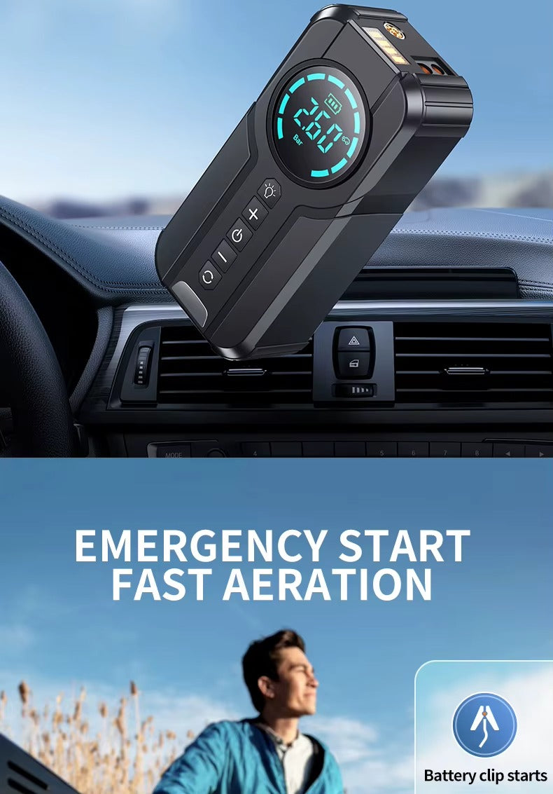 Démarreur de Voiture 4-en-1
