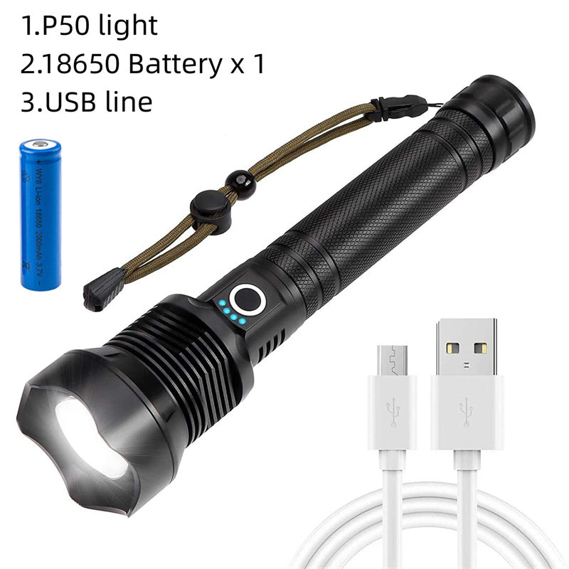 Lampe Torche P90 USB Rechargeable