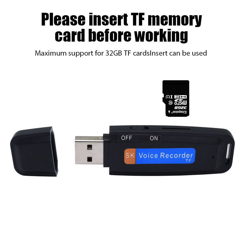 Enregistreur Audio USB – Compact, Simple et Efficace