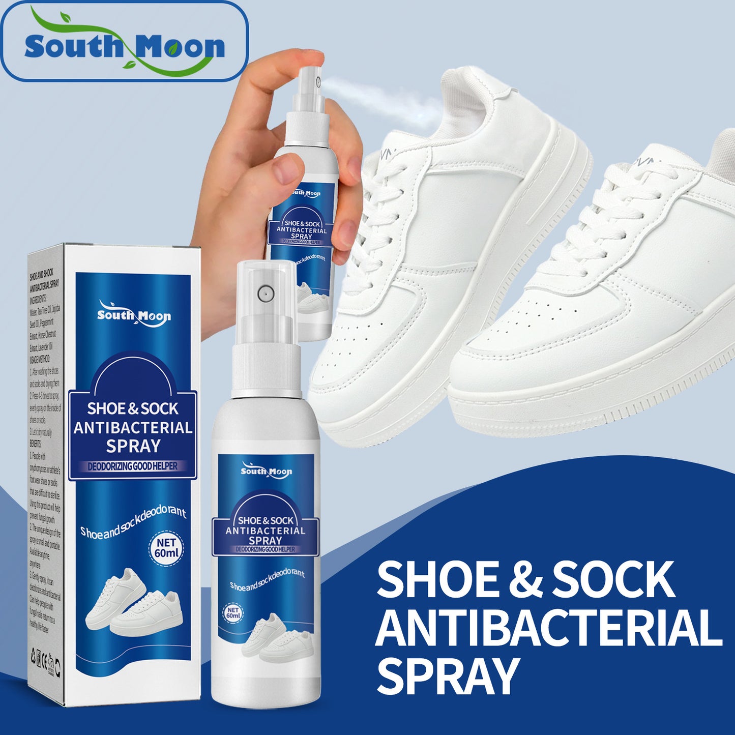 Spray déodorant pour les pieds