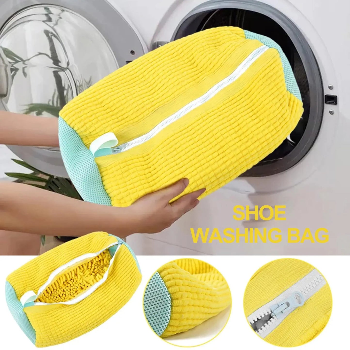 Sac de lavage en coton Anti-Déformation