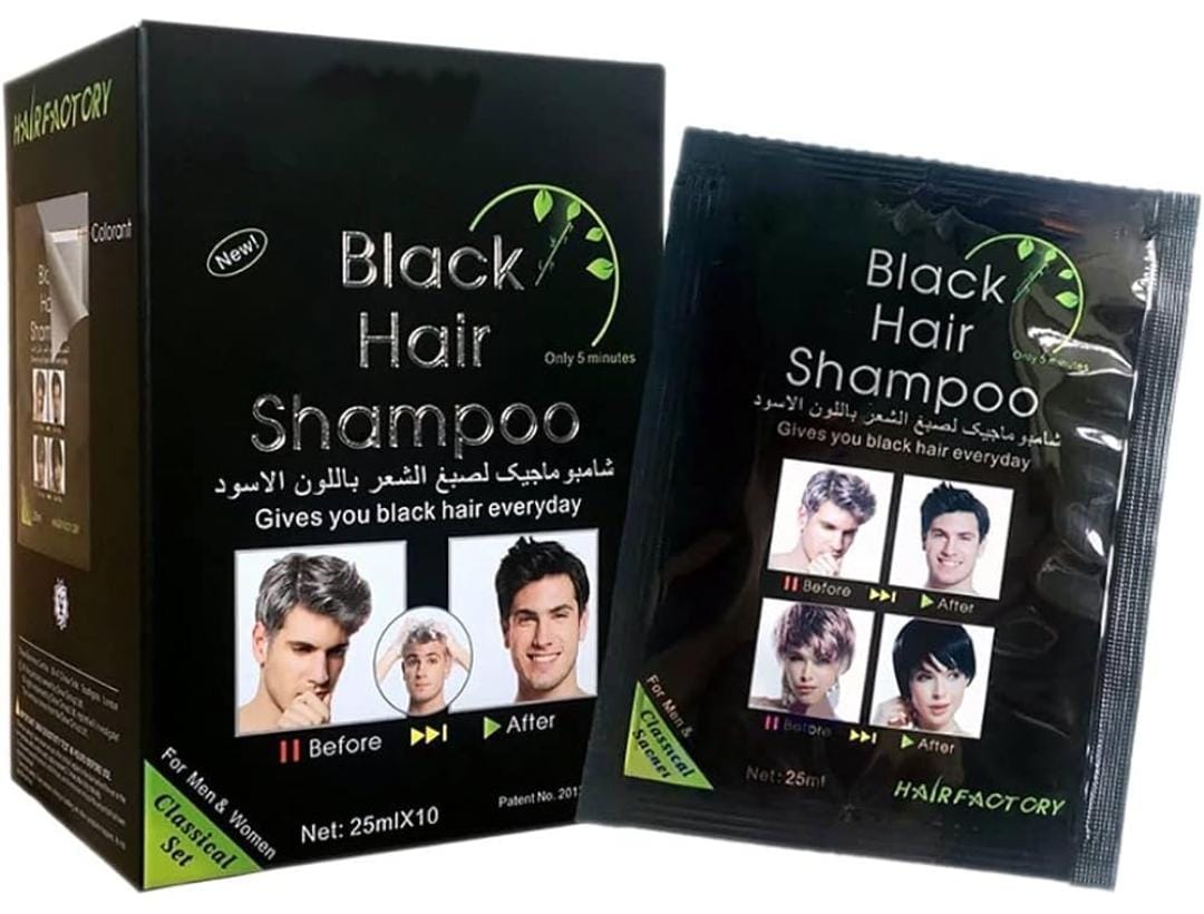 Shampooing pour Cheveux Blancs à Noirs