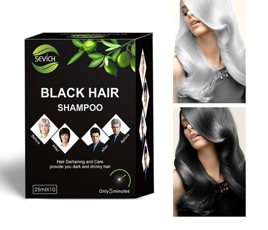 Shampooing pour Cheveux Blancs à Noirs