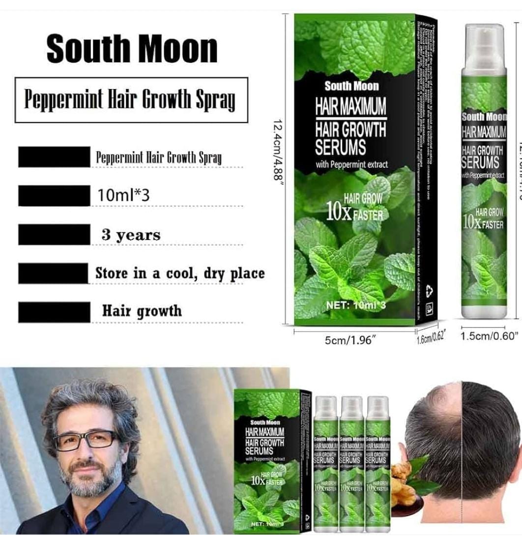 Sérum Spray pour la Croissance des Cheveux South Moon