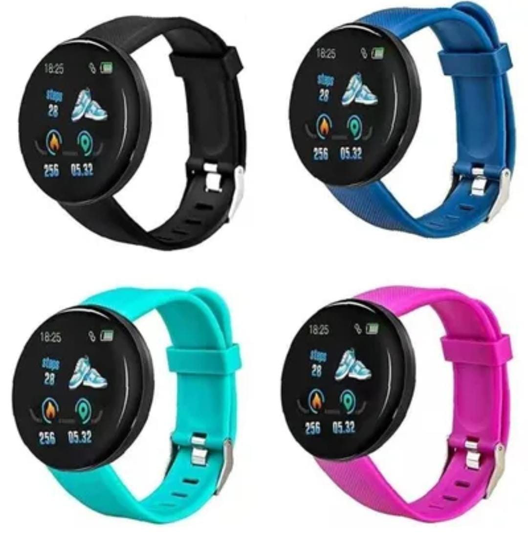 Bracelet Intelligent D18 – Nouvelle Version avec Écran Couleur et Fonctionnalités Avancées