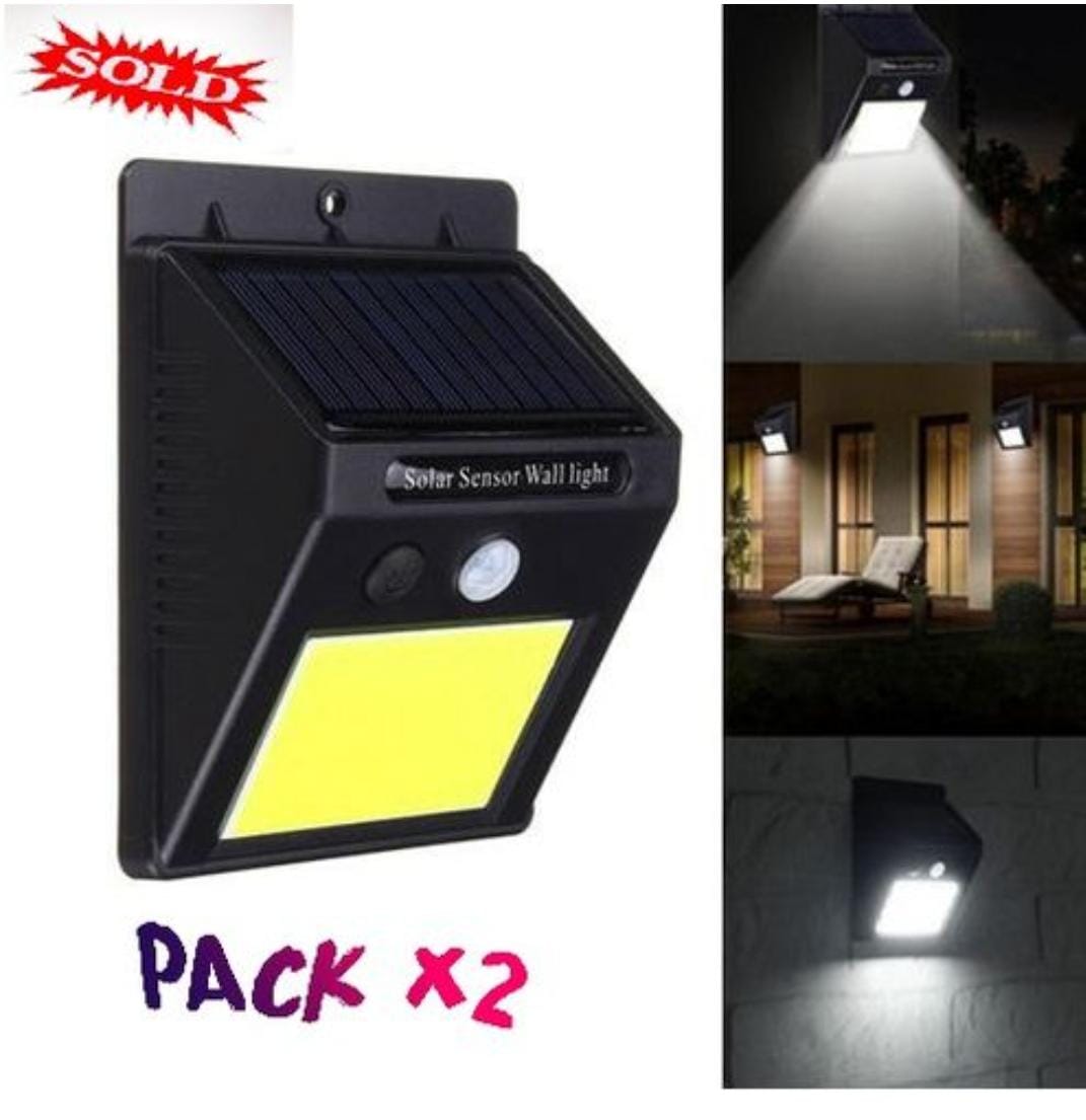 Lampe Solaire d'Extérieur avec Détecteur de Mouvement - 6W