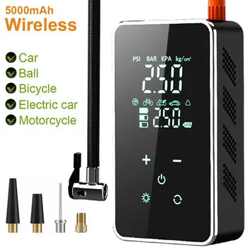 Compresseur d'Air Portable Sans Fil pour Pneus de Voiture
