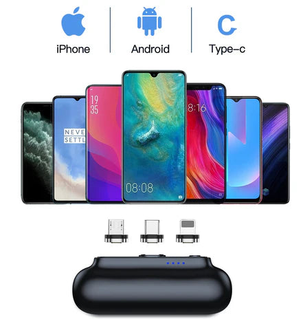 Mini Power Bank Portable 3 En 1