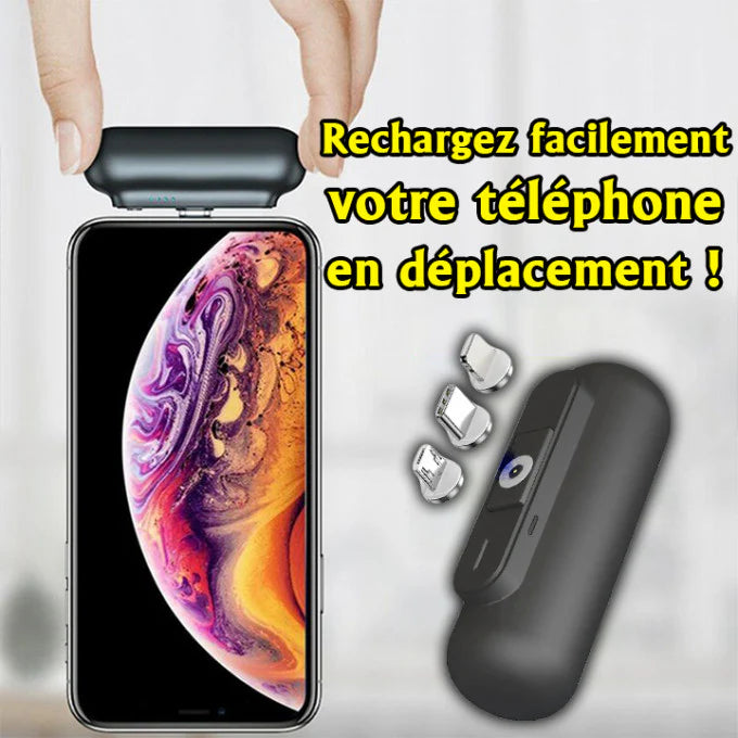 Mini Power Bank Portable 3 En 1