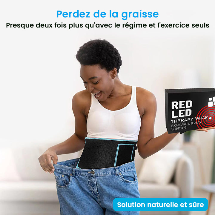 Ceinture Luminothérapie Rouge pour Soulagement de douleur