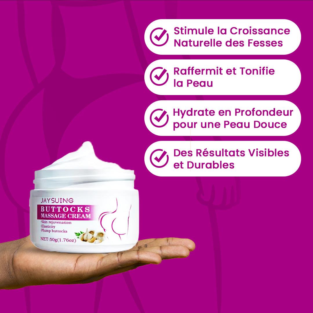Crème pour l'agrandissement des fesses