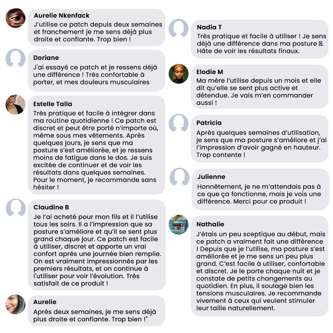 Patch Massageur pour Croissance de Taille