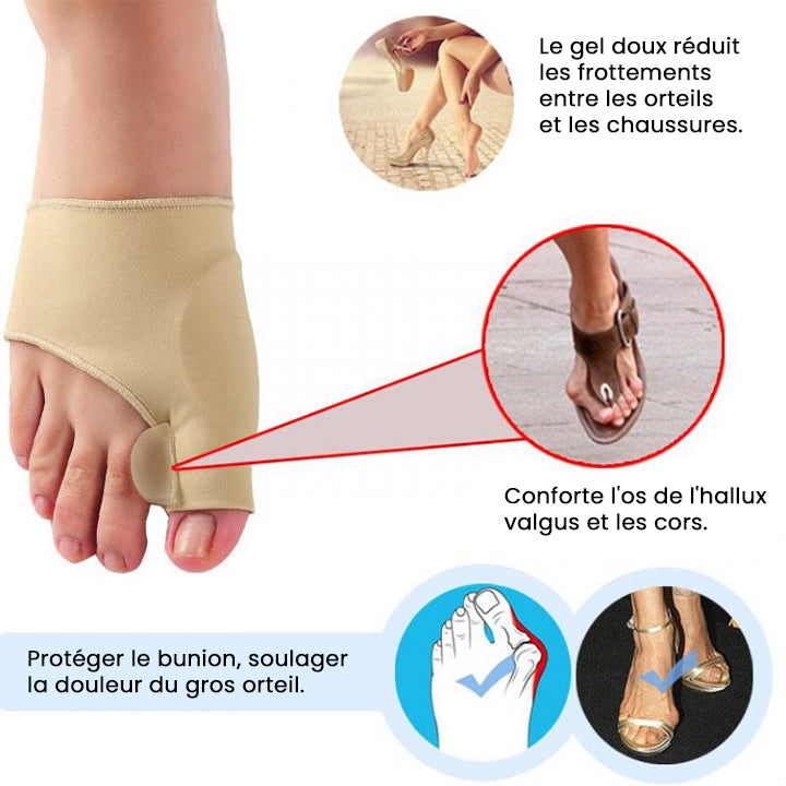 Support d'Orteil pour Correction d'Hallux Valgus