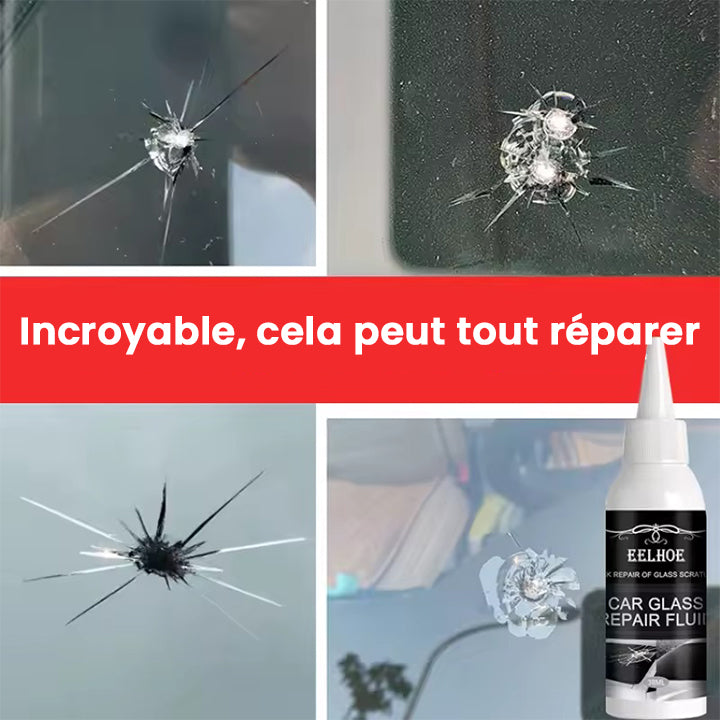 Liquide Anti-Rayures pour pare-brise Fissuré