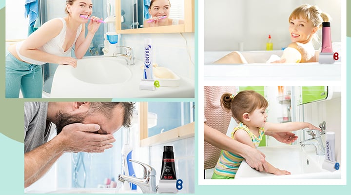 Presse-Dentifrice Roulant