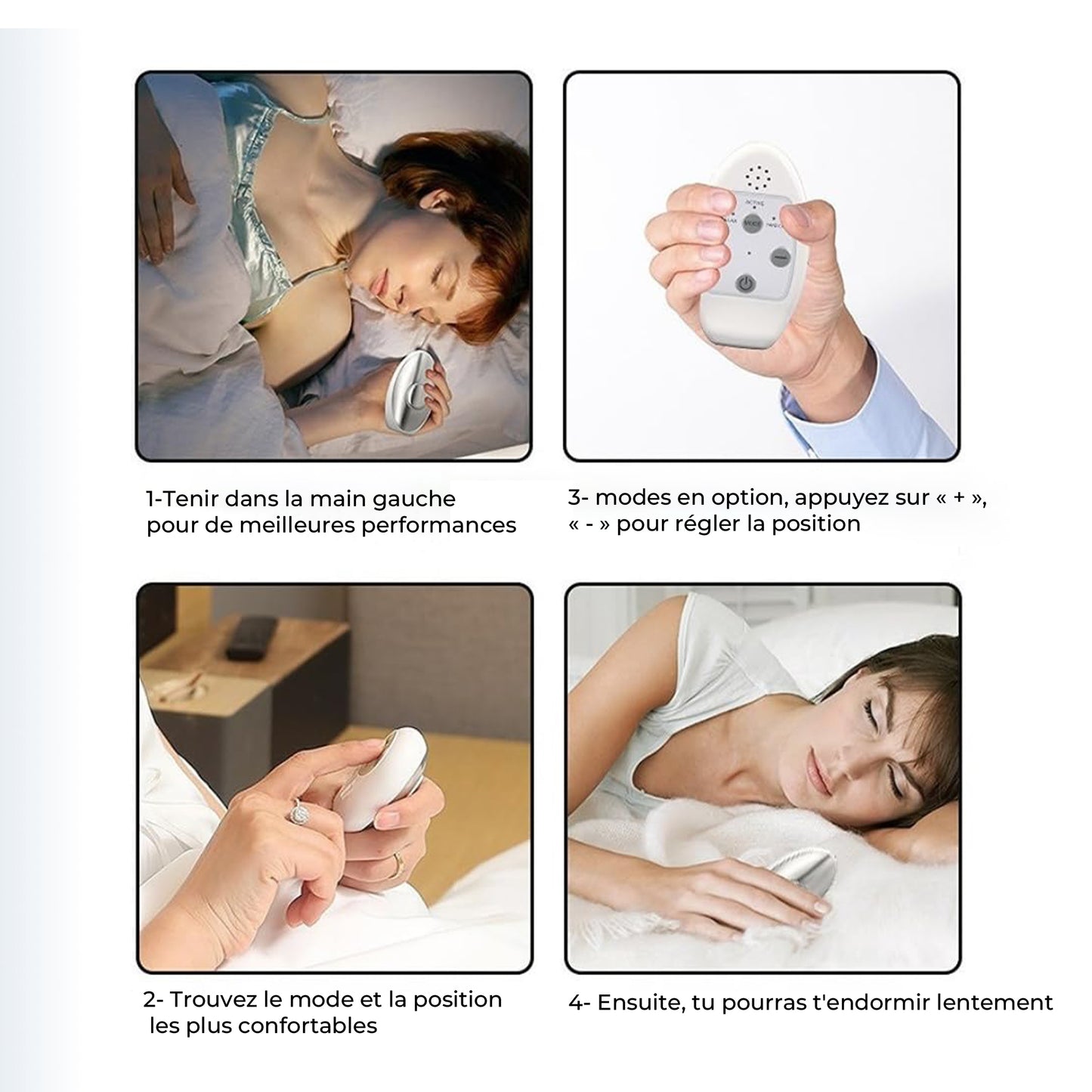 Dispositif d'Aide au Sommeil Portatif - Machine d'Hypnose Intelligente pour Insomnie et Anxiété