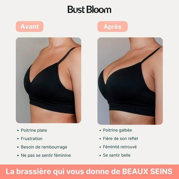Bust Bloom – Brassière Intelligente pour Volume & Fermeté
