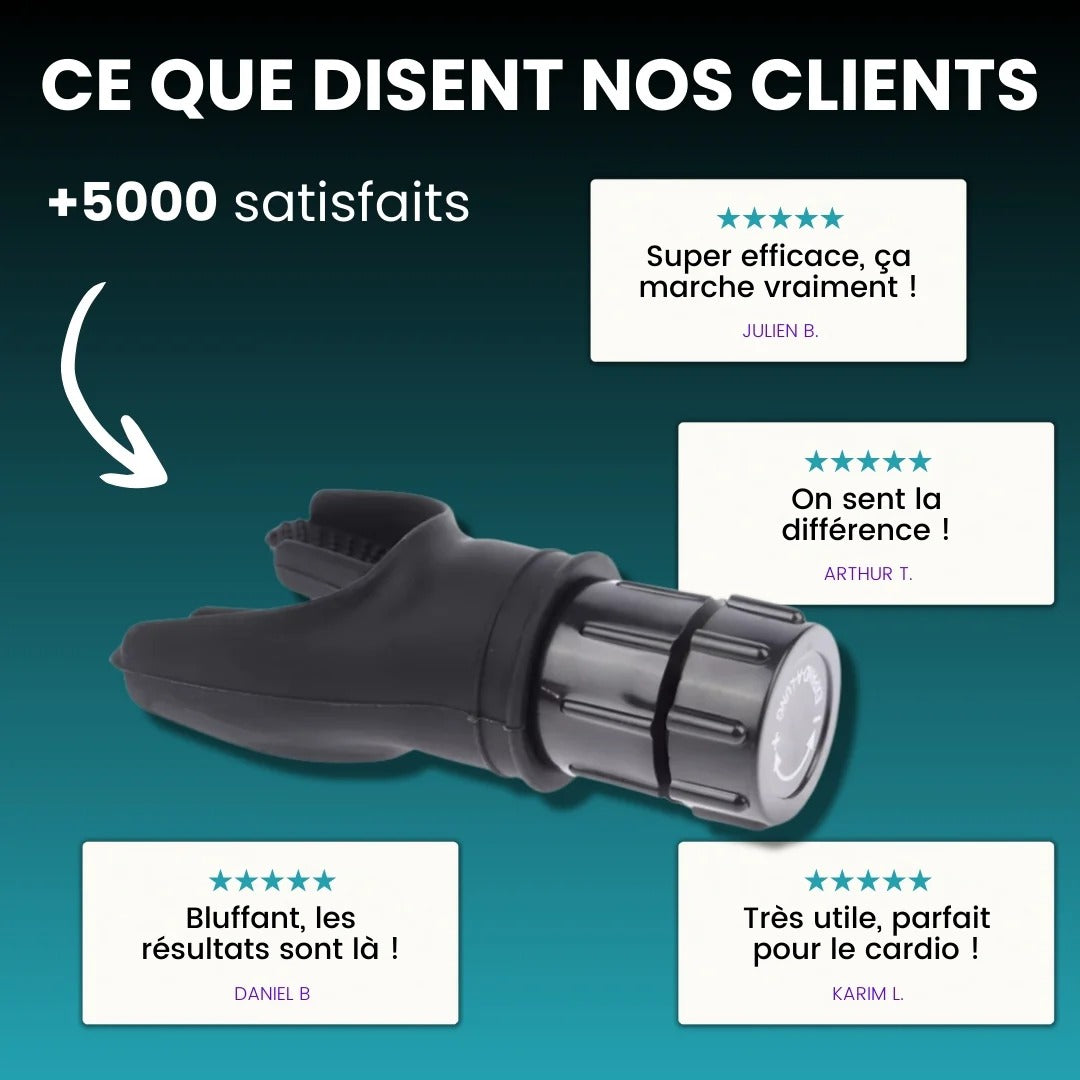 Entraîneur de Respiration Portable