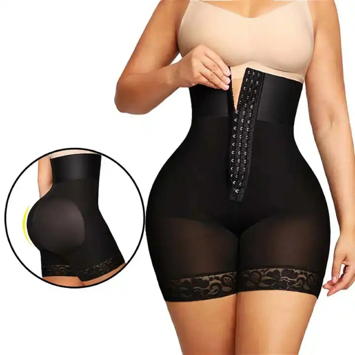 Short Gainant Invisible – Taille Affinée & Fesses