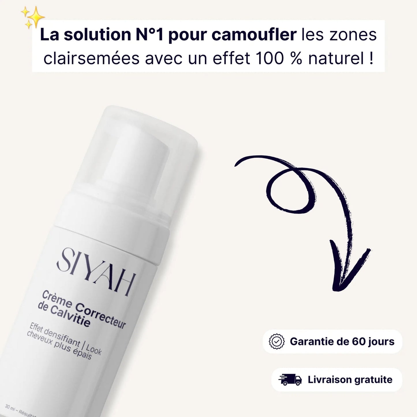 Crème Correctrice de Calvitie