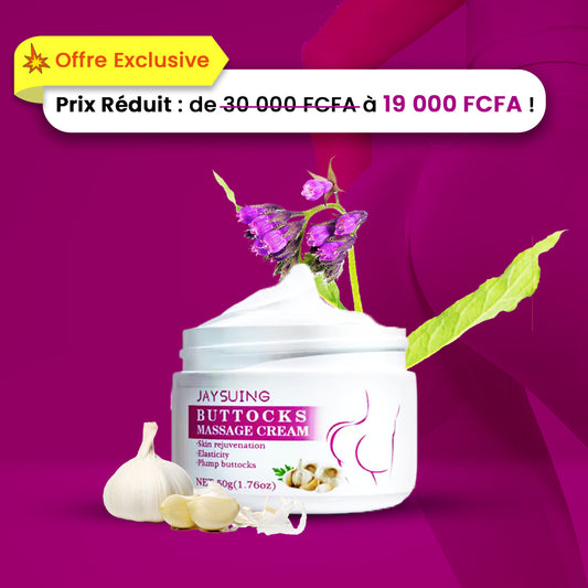 Crème pour l'agrandissement des fesses