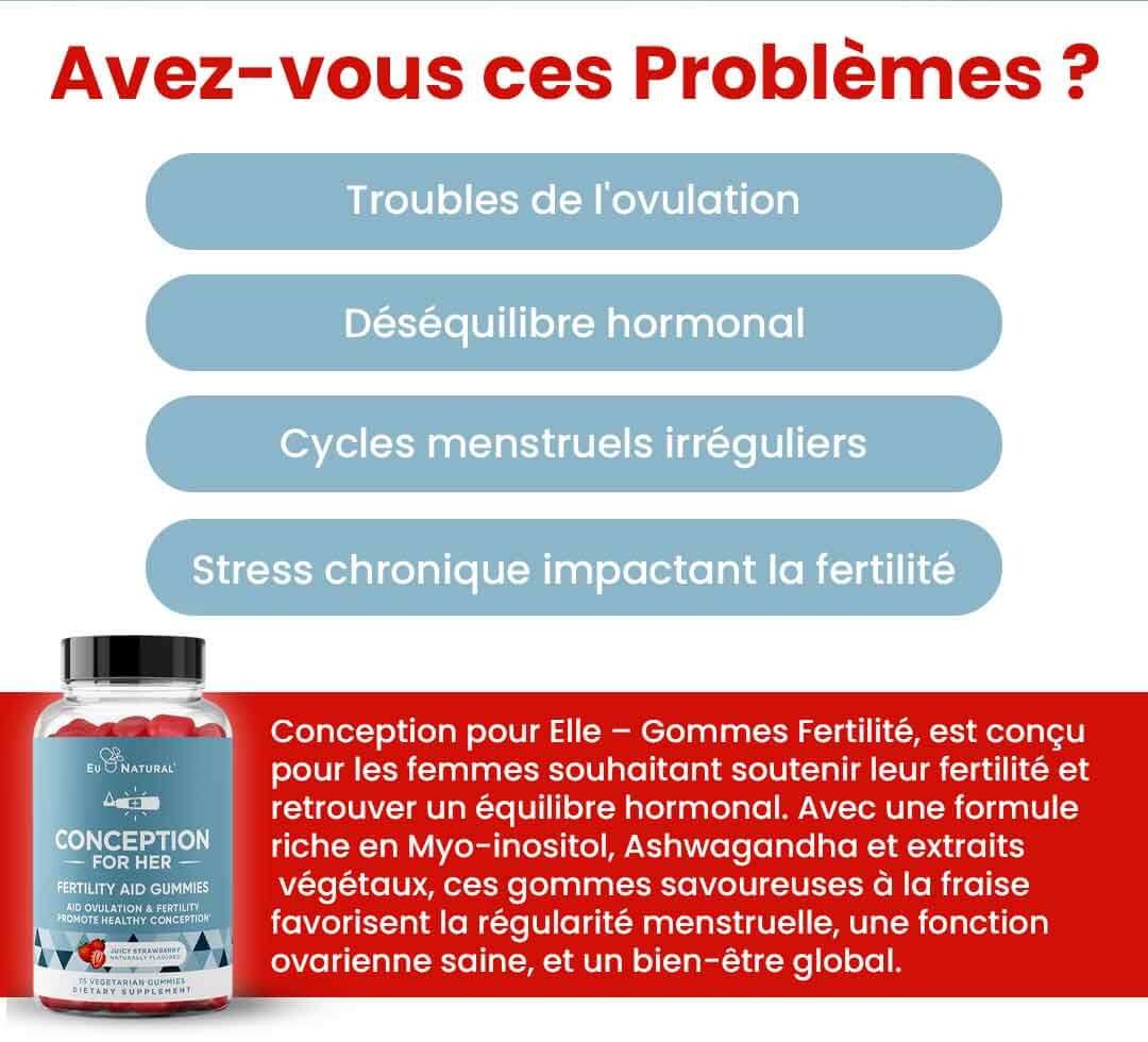Conception pour Elle – Gélules de Fertilité