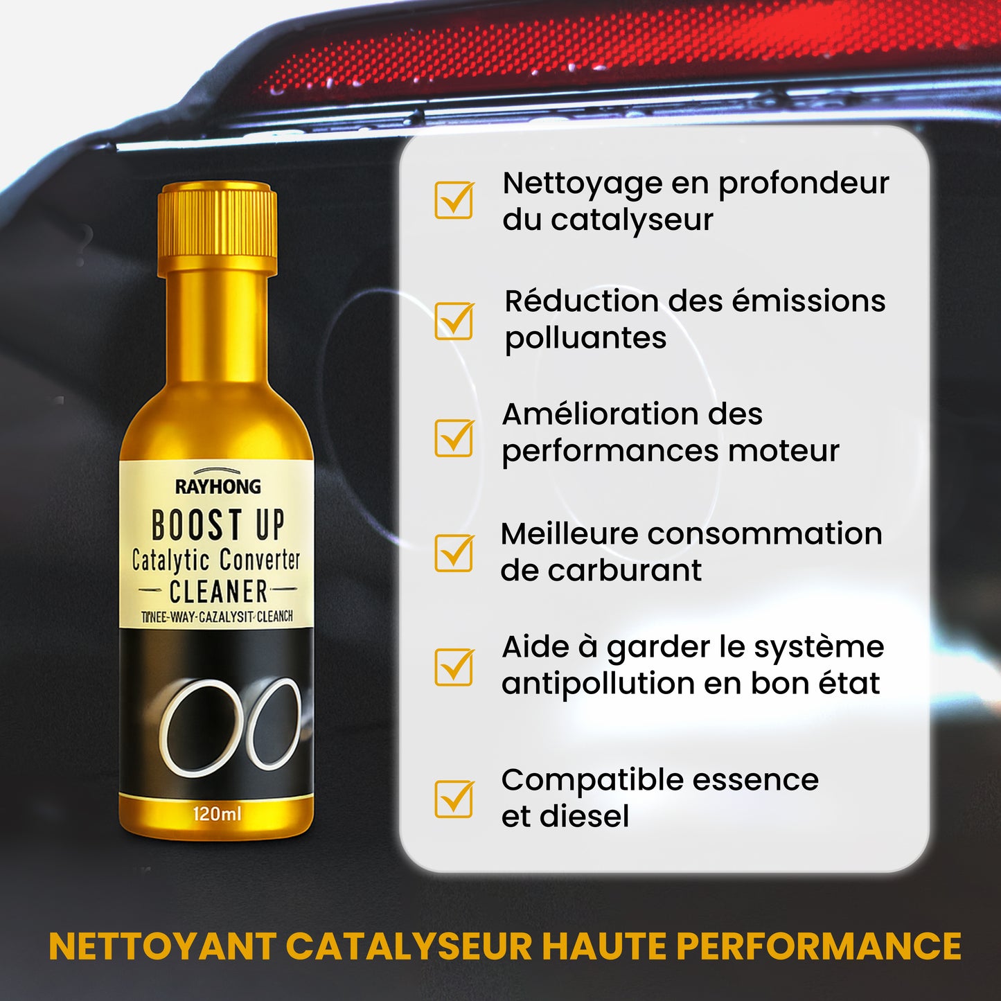 Nettoyage Express du Moteur de Voiture