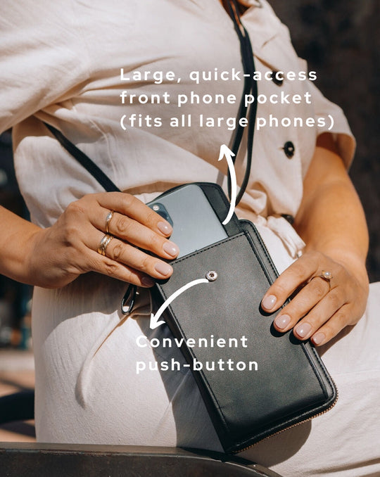 Le portefeuille bandoulière original